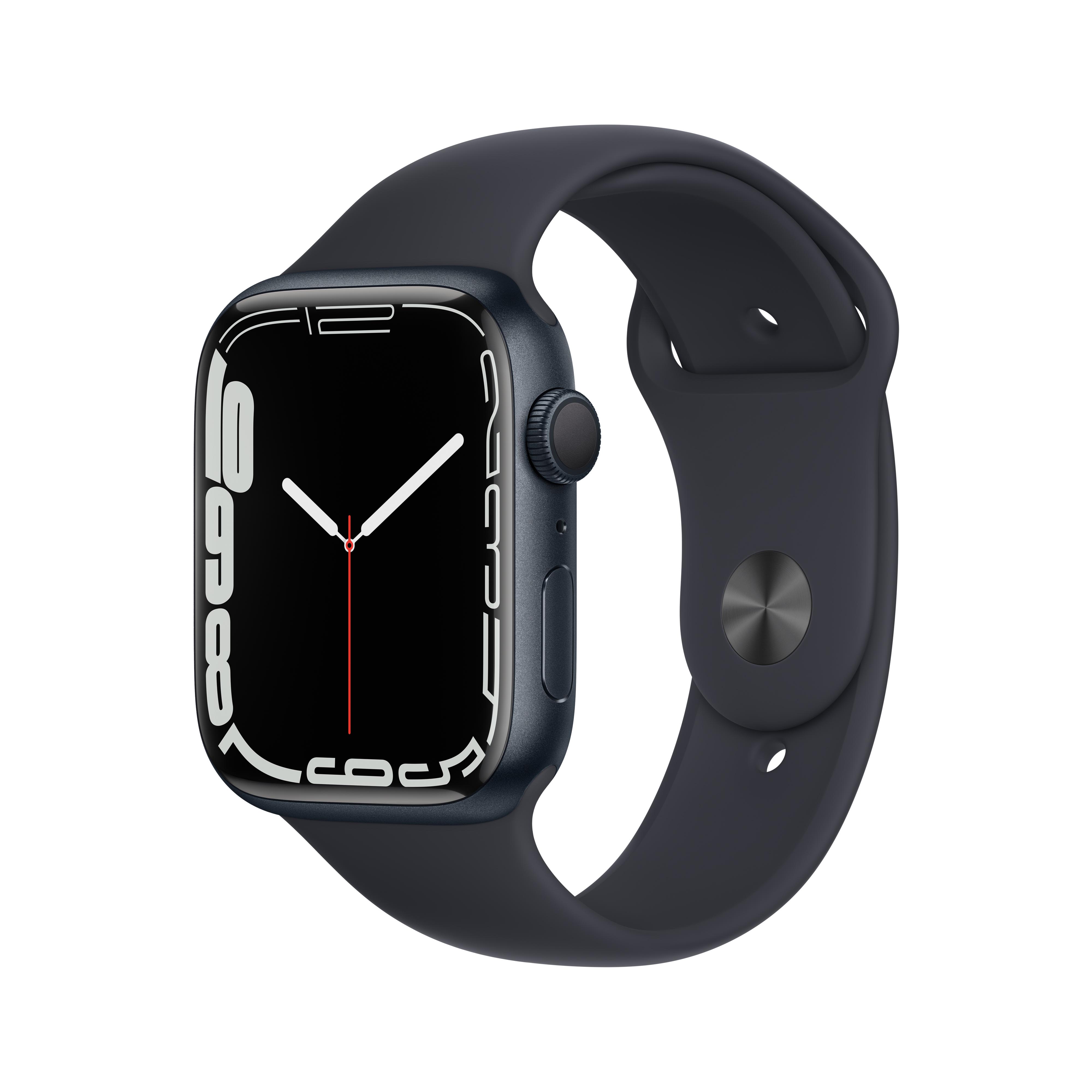 Apple Watch Series 7-45mm GPS+セルラーブルー Apple Watch Seri 7 41mm (GPS) Alüminyum Kasa Gece Yarısı MKMX3TU/A